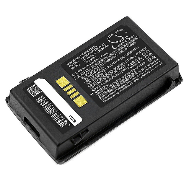 3.7V, Li-ion, 2500mAh, Barcode Scanner battery fits Motorola, Mc3200, Mc32n0, 9.25Wh Barcode Scanner Cameron Sino Technology Limited