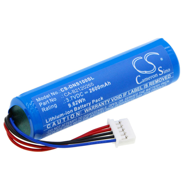 3.7V, Li-ion, 2600mAh, Speaker battery fits Denon, Dsb-100, Envaya Mini, 9.62Wh Speaker Cameron Sino Technology Limited