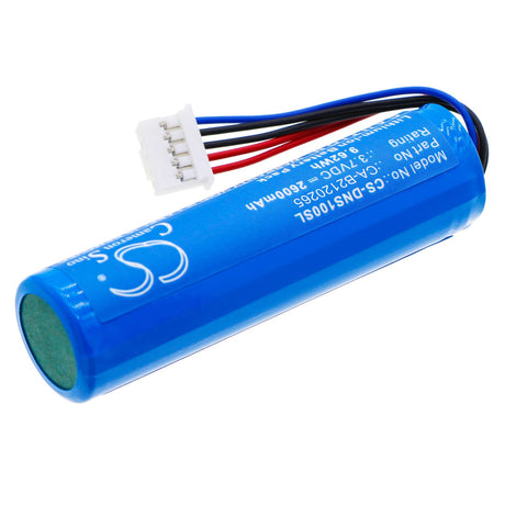 3.7V, Li-ion, 2600mAh, Speaker battery fits Denon, Dsb-100, Envaya Mini, 9.62Wh Speaker Cameron Sino Technology Limited