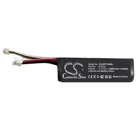 3.7V, Li-ion, 2600mAh, Printer Battery fits Epson, B581a, Px-s05w, 9.62Wh Printer Cameron Sino Technology Limited