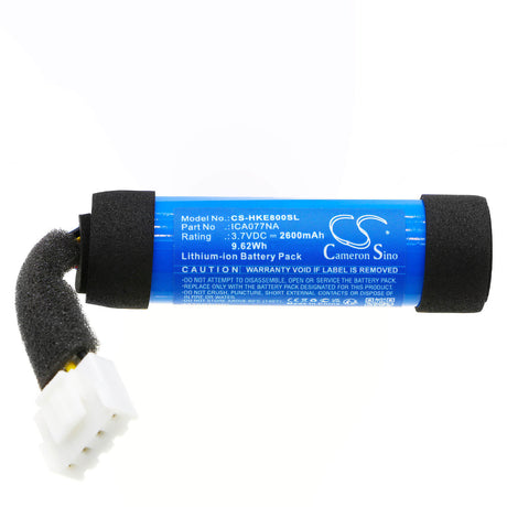 3.7V, Li-ion, 2600mAh, Speaker battery fits Harman/kardon, Onyx Studio 8, 9.62Wh Speaker Cameron Sino Technology Limited