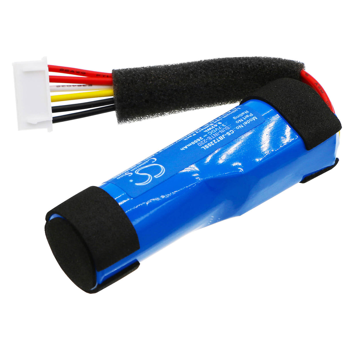3.7V, Li-ion, 2600mAh, Speaker battery fits Jbl, Tuner Xl, 9.62Wh Speaker Cameron Sino Technology Limited