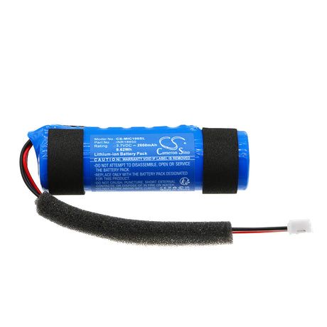 3.7V, Li-ion, 2600mAh, Speaker battery fits Monster, Icon, Mnicon, 9.62Wh Speaker Cameron Sino Technology Limited