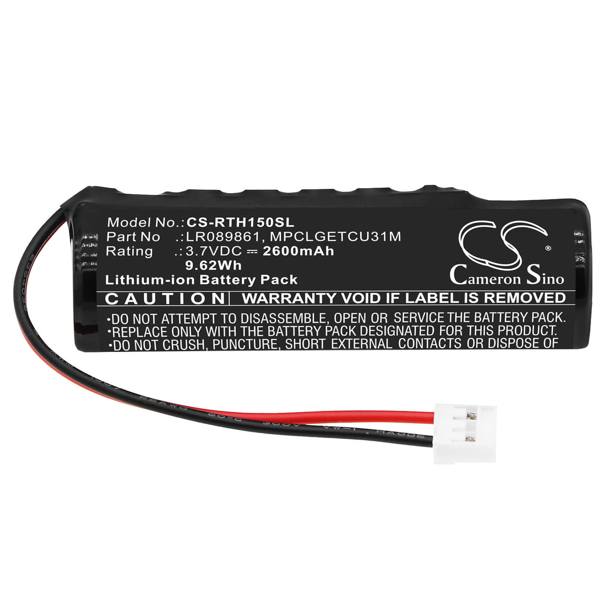 3.7V, Li-ion, 2600mAh, Emergency Supply battery fits Range Rover, Eac63298901, Defender 2020 Onward, Discovery 2017, 9.62Wh Emergency Supply Cameron Sino Technology Limited
