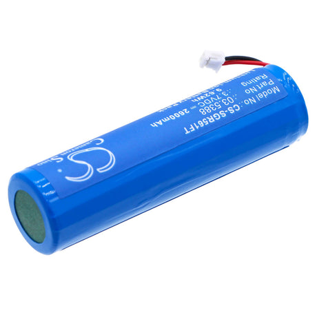 3.7V, Li-ion, 2600mAh, Flashlight battery fits Scangrip, 3.5388, 3.5612, Slim, 9.62Wh Flashlight Cameron Sino Technology Limited