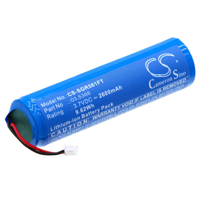 3.7V, Li-ion, 2600mAh, Batterie de lampe de poche compatible avec Scangrip, 3.5388, 3.5612, Slim, 9.62Wh Lampe de poche Cameron Sino Technology Limited