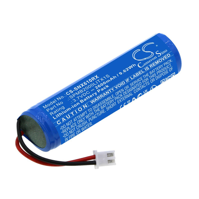 3.7V, Li-ion, 2600mAh, Remote Controller battery fits Spektrum, Spmb2000litx1s, Transmitter Nx6, Transmitter Nx8, 9.62Wh Remote Controller Cameron Sino Technology Limited