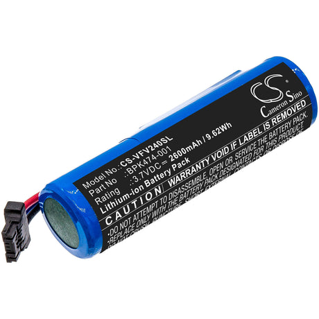 3.7V, Li-ion, 2600mAh, Payment Terminal battery fits Verifone, Bpk474-001, 3gbwc, V240m Plus, 9.62Wh Payment Terminal Cameron Sino Technology Limited