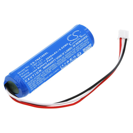3.7V, Li-ion, 2600mAh, Speaker battery fits Yamaha, Nx-p100, 9.62Wh Speaker Cameron Sino Technology Limited