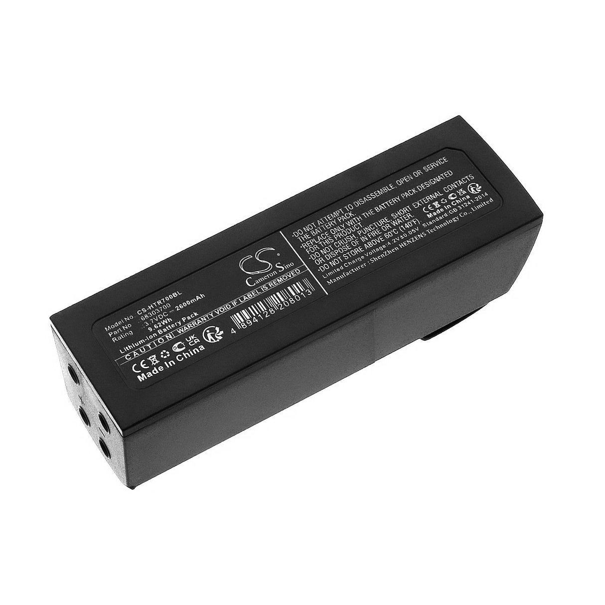 3.7V, Li-ion, 2600mAh, Crane Remote Control battery fits Hetronic, Ergo-s, 9.62Wh Crane Remote Control Cameron Sino Technology Limited
