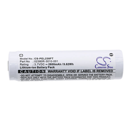 3.7V, Li-ion, 2600mAh, Flashlight battery fits Pelican, 02380r-3010-000e, 2380r, 2780r, 9.62Wh Flashlight Cameron Sino Technology Limited