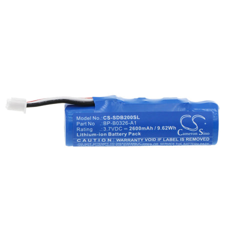 3.7V, Li-ion, 2600mAh, Portable Printer battery fits Seiko, 4331304, Mp-b20, 9.62Wh Portable Printer Cameron Sino Technology Limited