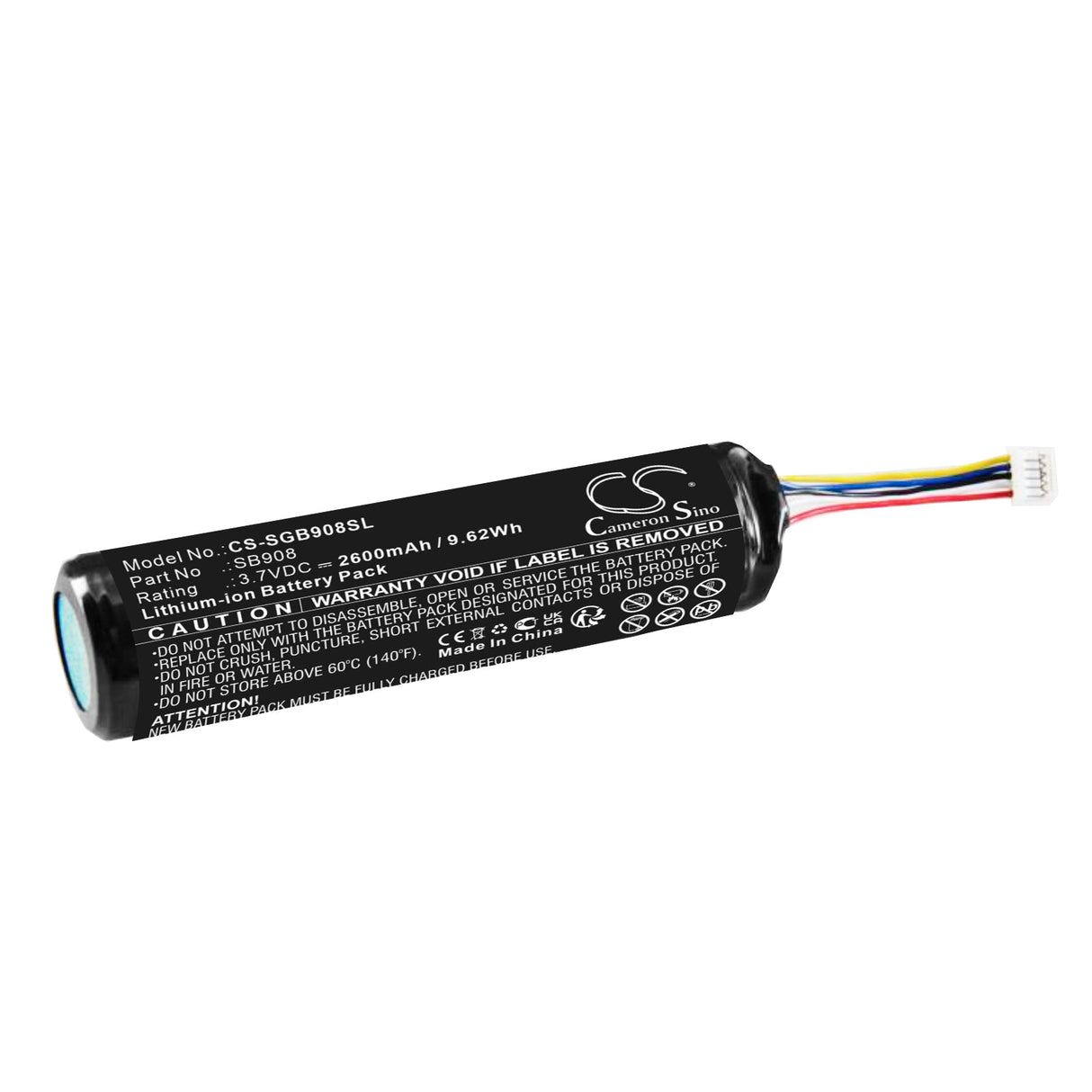 3.7V, Li-ion, 2600mAh, Transmitters & Receiver battery fits Shure, Next 2 Mxw2x Handheld Micropho, Next 2 Mxw2x Handheld Transmit, 9.62Wh Transmitters & Receiver Cameron Sino Technology Limited