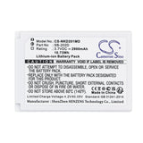 3.7V, Li-ion, 2900mAh, Medical battery fits Nihon Kohden, Sb-202d, Cardioair Ecg-2010, 10.73Wh Medical Cameron Sino Technology Limited (Medical)