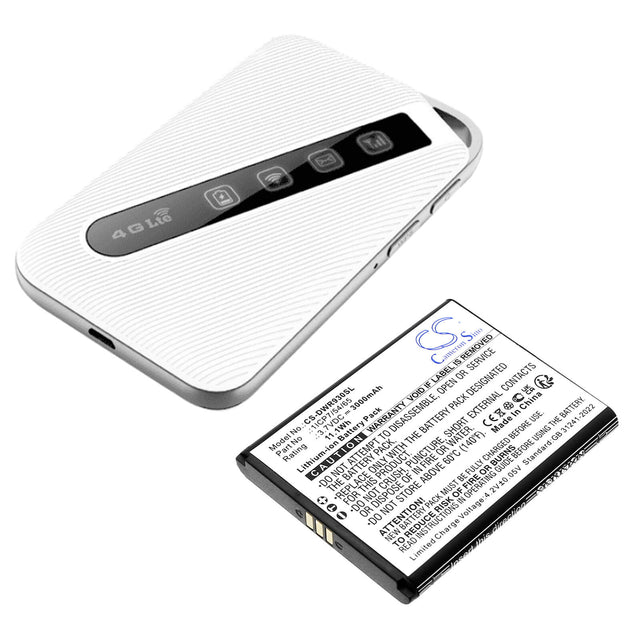 3.7V, Li-ion, 3000mAh, Hotspot battery fits D-link, Dwr-930m, 11.1Wh Hotspot Cameron Sino Technology Limited