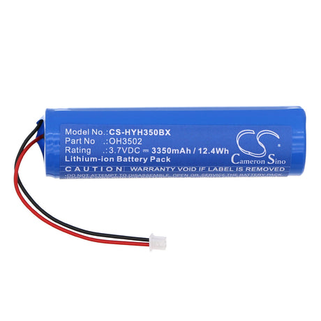 3.7v, Li-ion, 3350mah, Barcode scanner battery Fits Honeywell Oh3502, Oh3502 1d, 12.4wh Barcode Scanner Cameron Sino Technology Limited   