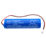 3.7V, Li-ion, 3350mAh, Equipment battery fits Drager, Lp18650a+, FG7000, Msi Fg7000, 12.4Wh Equipment, Survey, Test Cameron Sino Technology Limited
