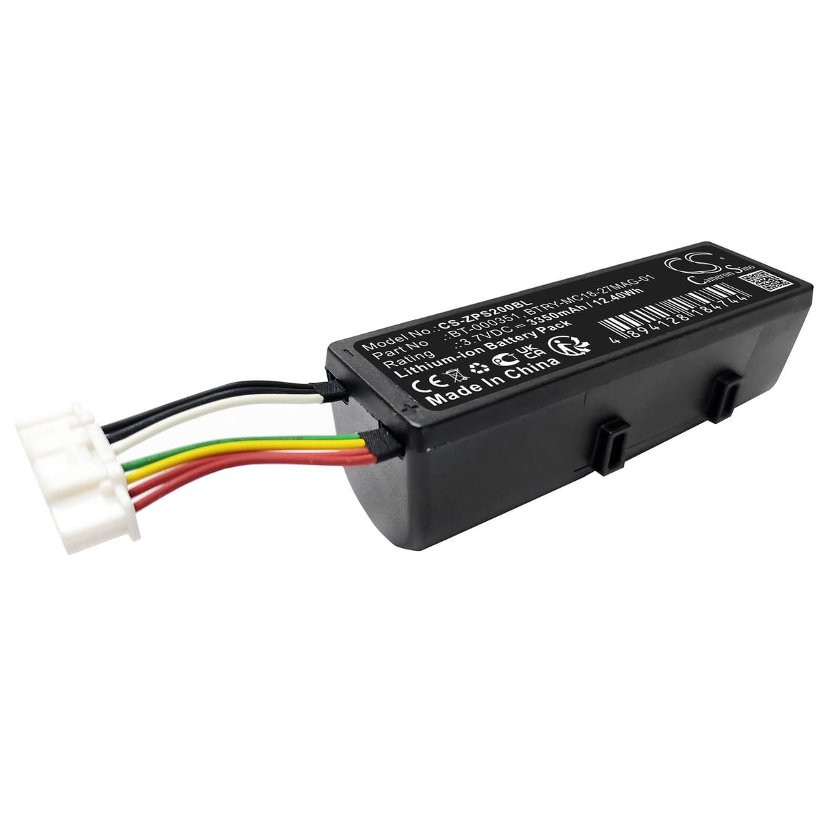 3.7v, Li-ion, 3350mah, Barcode Scanner Battery Fits Symbol, Mc17, Mc18, 12.40wh Barcode Scanner Cameron Sino Technology Limited