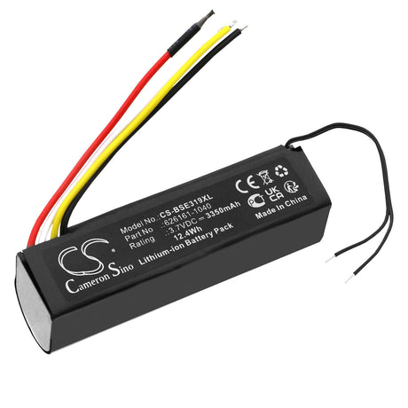 3.7V, Li-ion, 3350mAh, Speaker battery fits Bose, 8319, 12.4Wh Speaker Cameron Sino Technology Limited