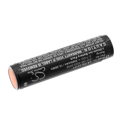 3.7V, Li-ion, 3400mAh, Flashlight battery fits Peli, Pelican, Streamlight, 03315r-3020-000e, Strion 2020, Strion 2020 Hc, 12.58Wh Flashlight Cameron Sino Technology Limited