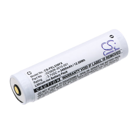3.7V, Li-ion, 3400mAh, Flashlight battery fits Pelican, 02380r-3010-000e, 2380r, 2780r, 12.58Wh Flashlight Cameron Sino Technology Limited