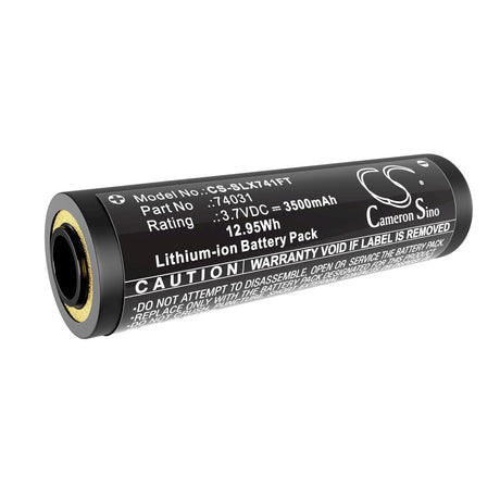 3.7V, Li-ion, 3500mAh, Flashlight battery fits Streamlight, 74000, Junior Luxeon, Protac Hl Usb, 12.95Wh Flashlight Cameron Sino Technology Limited