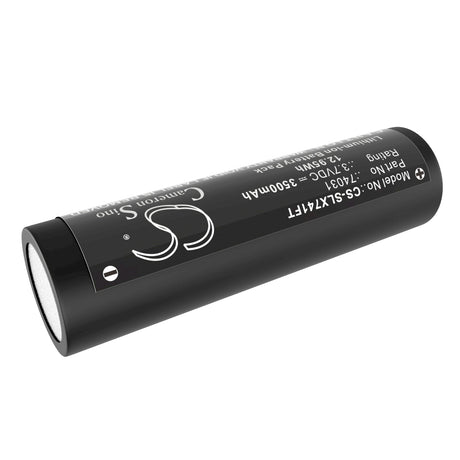 3.7V, Li-ion, 3500mAh, Flashlight battery fits Streamlight, 74000, Junior Luxeon, Protac Hl Usb, 12.95Wh Flashlight Cameron Sino Technology Limited