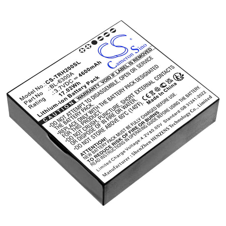 3.7V, Li-ion, 4600mAh, Equipment, Survey, Test battery fits Hi-target, Ihand 20, Ihand 20 Data Controller Gps, 17.02Wh Equipment, Survey, Test Cameron Sino Technology Limited