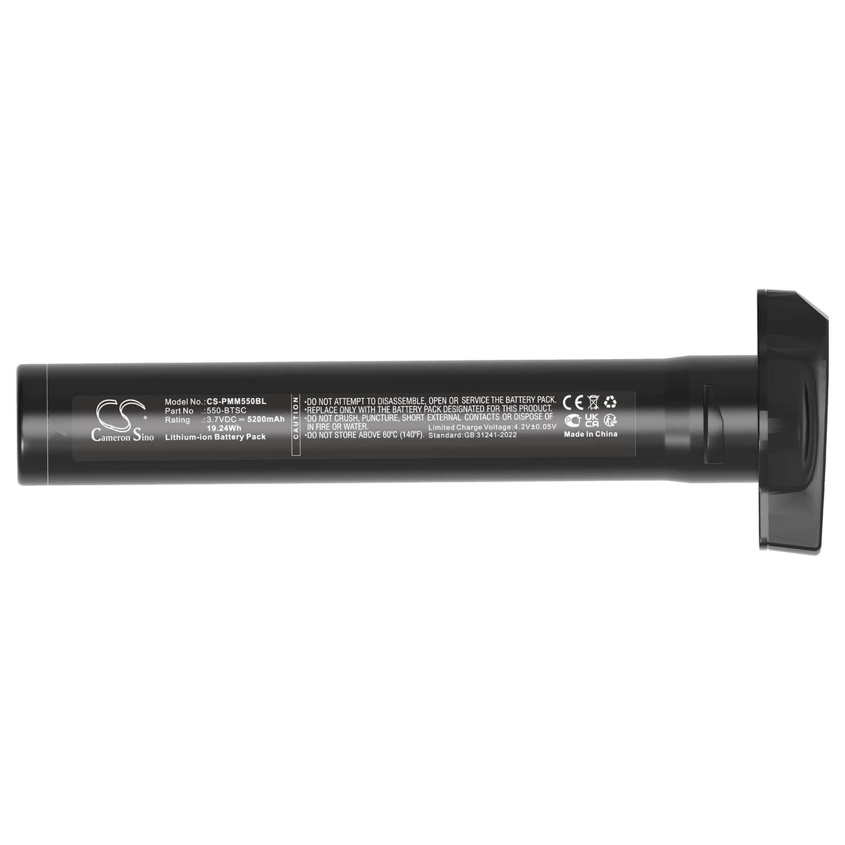 3.7V, Li-ion, 5200mAh, Barcode Scanner battery fits Point Mobile, 550-btsc, Pm550, 19.24Wh Barcode Scanner Cameron Sino Technology Limited