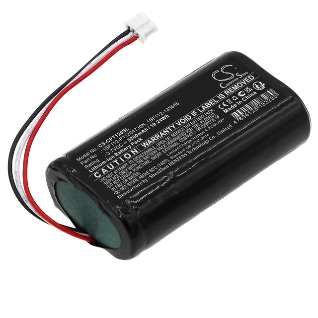 3.7V, Li-ion, 5200mAh, GPS battery fits Calamp, 1bf112-135665, Ttu-1200, Ttu-2800, 19.24Wh GPS, Navigator Cameron Sino Technology Limited