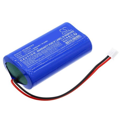 3.7V, Li-ion, 5200mAh, Solar Battery battery fits Gama Sonic, Gs37v40, 101822, 203001, 19.24Wh Solar Battery Cameron Sino Technology Limited