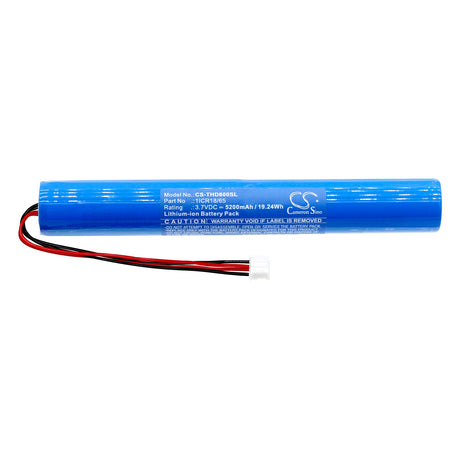 3.7V, Li-ion, 5200mAh, Speaker battery fits Tecsun, Hd80, 19.24Wh Speaker Cameron Sino Technology Limited