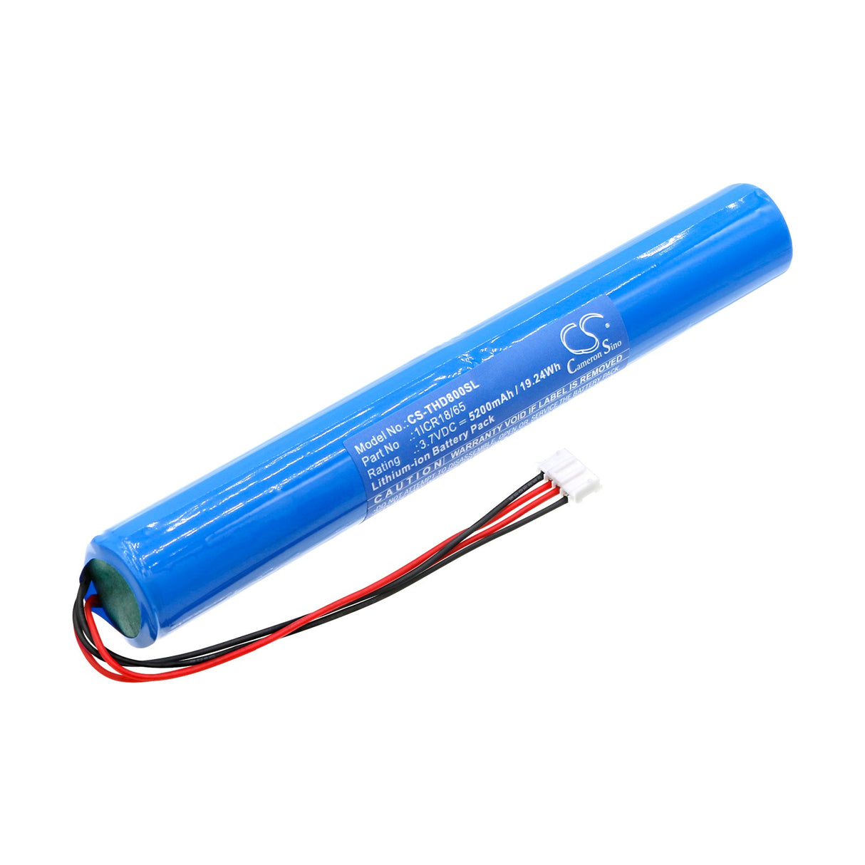 3.7V, Li-ion, 5200mAh, Speaker battery fits Tecsun, Hd80, 19.24Wh Speaker Cameron Sino Technology Limited