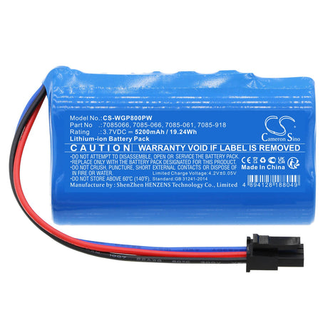 3.7V, Li-ion, 5200mAh, Gardening Tools battery fits Wolf Garten, 7085-061, Li-ion Power 80, Li-ion Power 80 (7085880 Serie, 19.24Wh Gardening Tools Cameron Sino Technology Limited (Power Tools)