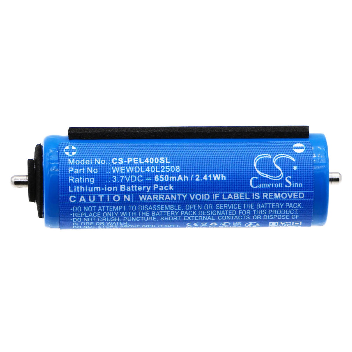 3.7V, Li-ion, 650mAh, Shaver battery fits Braun, Panasonic, Us14430vr, 3722, 3722 S26.500, 2.41Wh Shaver Cameron Sino Technology Limited