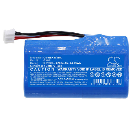3.7V, Li-ion, 6700mAh, Payment Terminal battery fits Nexgo, Gx02, N3, N5, 24.79Wh Payment Terminal Cameron Sino Technology Limited