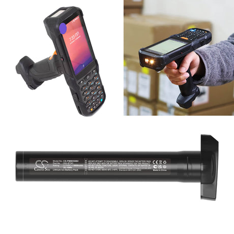 3.7V, Li-ion, 6800mAh, Barcode Scanner battery fits Point Mobile, 550-btsc, Pm550, 25.16Wh Barcode Scanner Cameron Sino Technology Limited