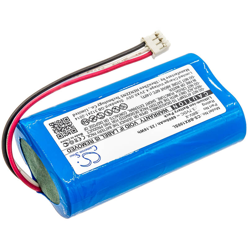 3.7V, Li-ion, 6800mAh, Speaker battery fits Braven, Brv-x, Brvxbbb, 25.16Wh Speaker Cameron Sino Technology Limited