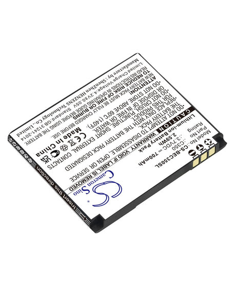 3.7V, Li-ion, 700mAh, SmartPhone battery fits Bea-fon, C350, C350, 2.59Wh Mobile, SmartPhone Cameron Sino Technology Limited (Smartphone)