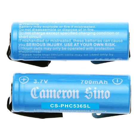 3.7V, Li-ion, 650mAh, Personal Care battery fits Philips, 1607420908993, Bsc200, Sc5260, 2.41Wh Personal Care Cameron Sino Technology Limited
