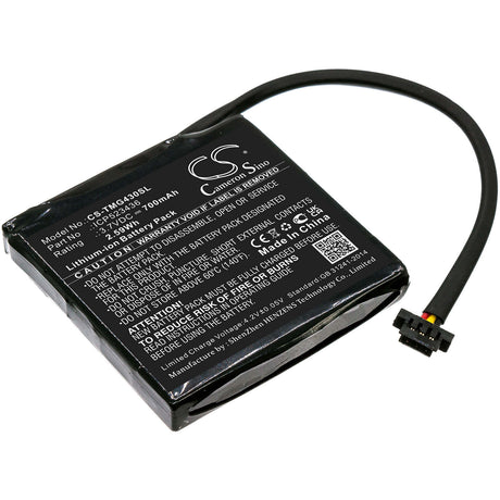 3.7V, Li-ion, 700mAh, GPS battery fits Tomtom, Icp523436, 4fb40, Go 400 4.3" Satnav, 2.59Wh GPS, Navigator Cameron Sino Technology Limited