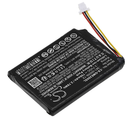 3.7V, Li-ion, 750mAh, GPS battery fits Garmin, 361-00056-12, Dezl Otr700, Edge Explore 2, 2.78Wh GPS, Navigator Cameron Sino Technology Limited