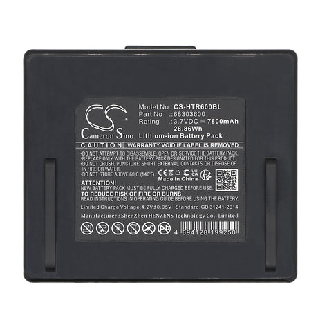 3.7V, Li-ion, 7800mAh, Crane Remote Battery fits Hetronic, Nova Xxl, 28.86Wh Crane Remote Control Cameron Sino Technology Limited   