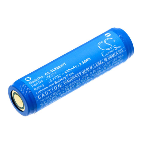 3.7V, Li-ion, 800mAh, Flashlight battery fits Streamlight, 66321, 66320 Flashlight, Microstream, 2.96Wh Flashlight Cameron Sino Technology Limited