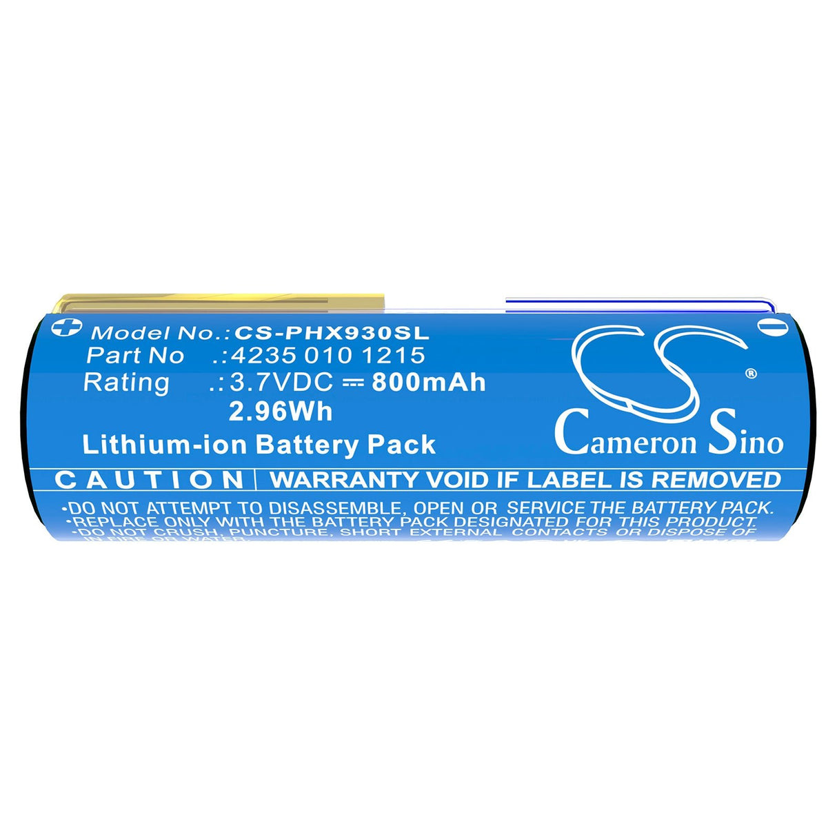 3.7V, Li-ion, 800mAh, Toothbrush battery fits Oral-b, 10000, 3765, 2.96Wh Toothbrush Cameron Sino Technology Limited