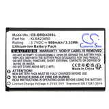 3,7V, Li-ion, 900mAh, batterie de smartphone compatible avec Brondi, Klb423450, Amico Comfort, Amico Pratico, 3,33Wh Mobile, SmartPhone Cameron Sino Technology Limited (Smartphone)