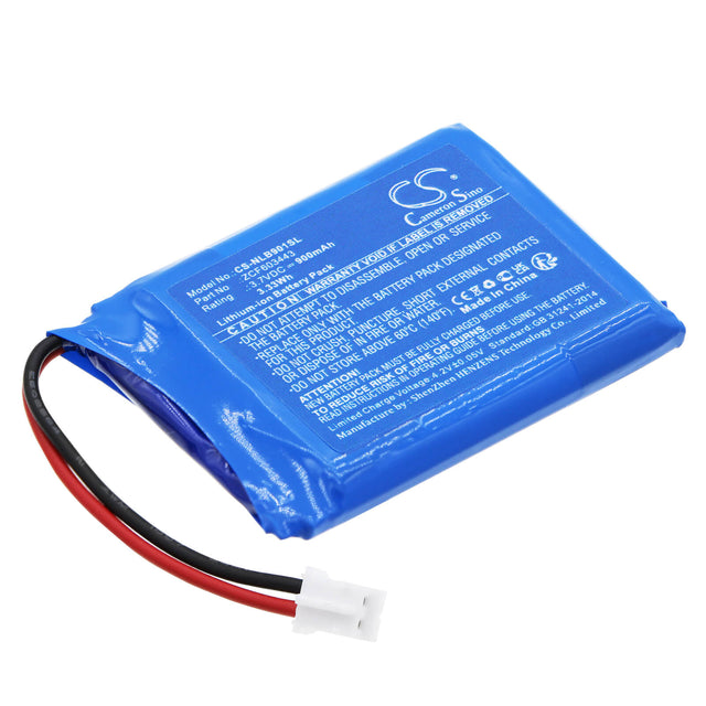 3.7V, Li-ion, 900mAh, Headset battery fits Nolan, Nc003-ba-38, N-com 901 X, N-com 901x, 3.33Wh Wireless Headset Cameron Sino Technology Limited