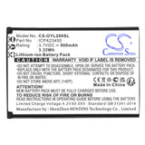 3.7V, Li-ion, 900mAh, SmartPhone battery fits Olympia, Icp423450, 2218, Happy Ii, 3.33Wh Mobile, SmartPhone Cameron Sino Technology Limited (Smartphone)