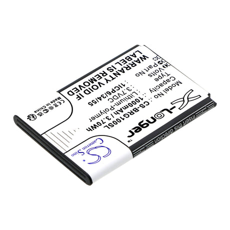 3.7V, Li-Polymer, 1000mAh, SmartPhone battery fits Brondi, 1icp6/34/55, Amico Gentile, 3.7Wh Mobile, SmartPhone Cameron Sino Technology Limited (Smartphone)