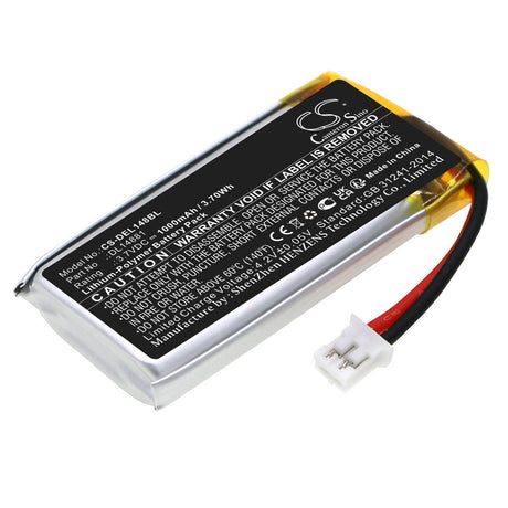 3.7v, Li-polymer, 1000mah, Barcode Scanner Battery Fit's Deli 14951w, 3.70wh Barcode Scanner Cameron Sino Technology Limited